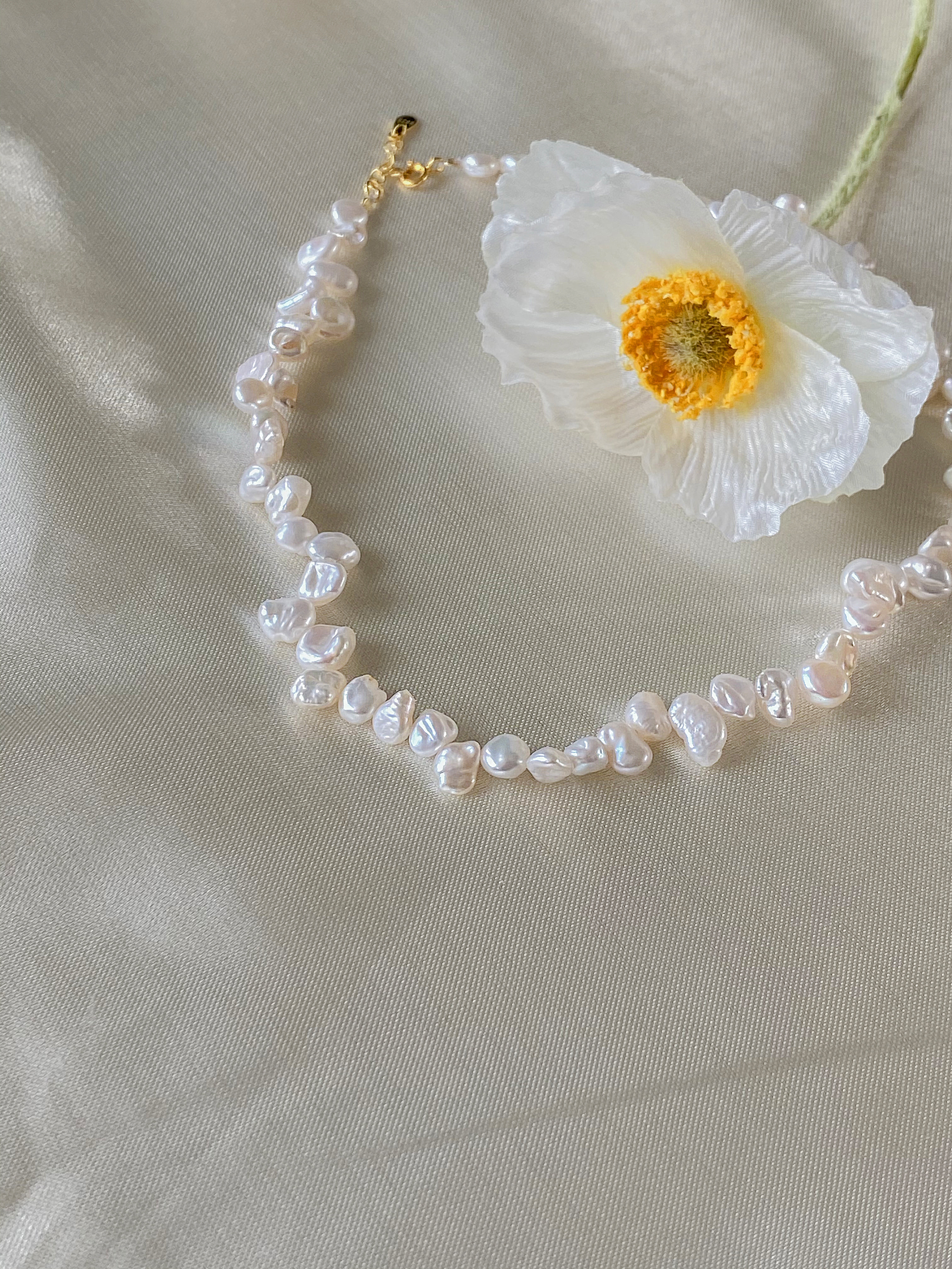 grape pearl necklace (92.5)