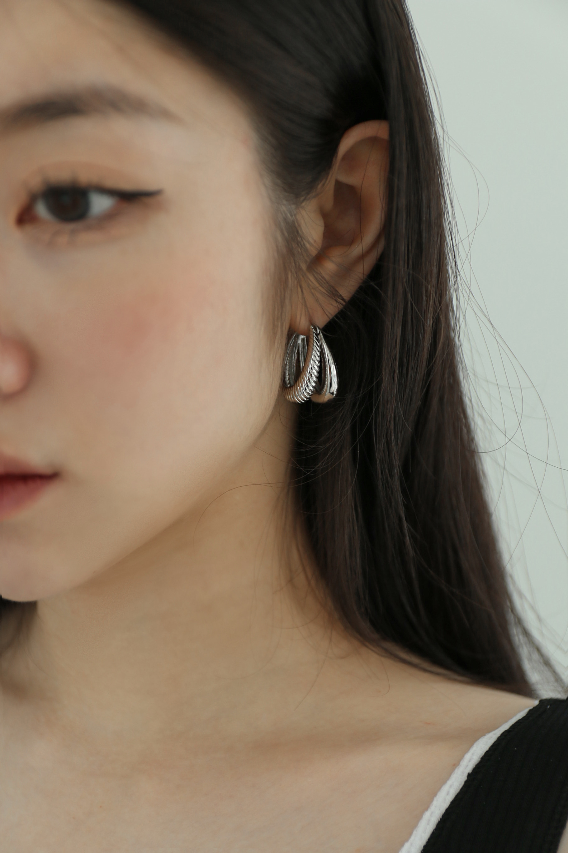 bold double earrings
