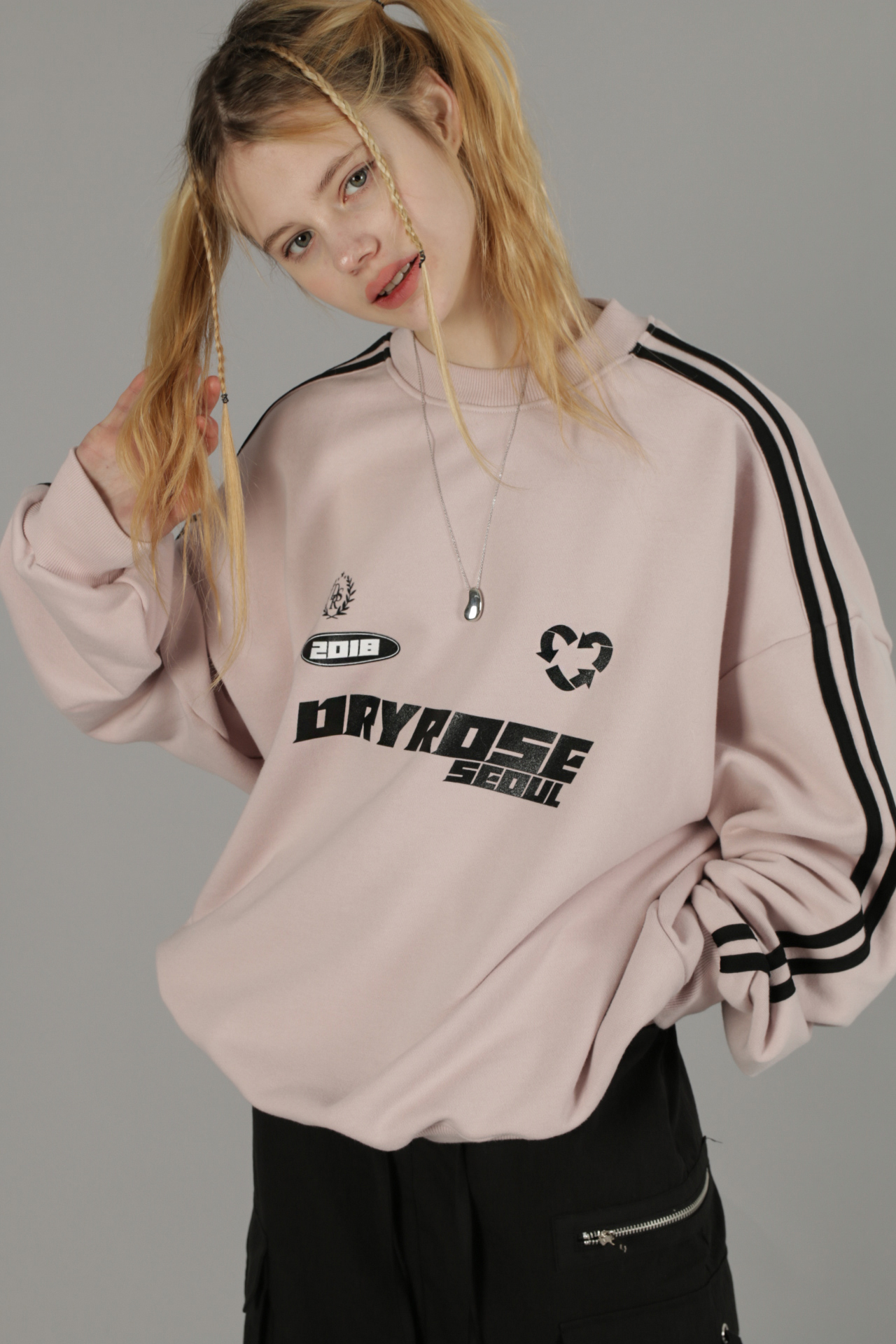 [2nd Pre-order] SIGNATURE LOGO SWEATSHIRTS (PINK) 4/12 이후 순차발송
